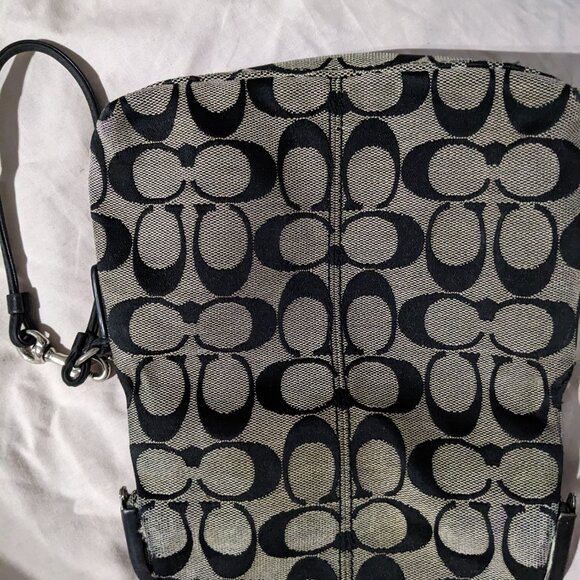 Coach Fold Over Signature Wristlet - Picture 5 of 7